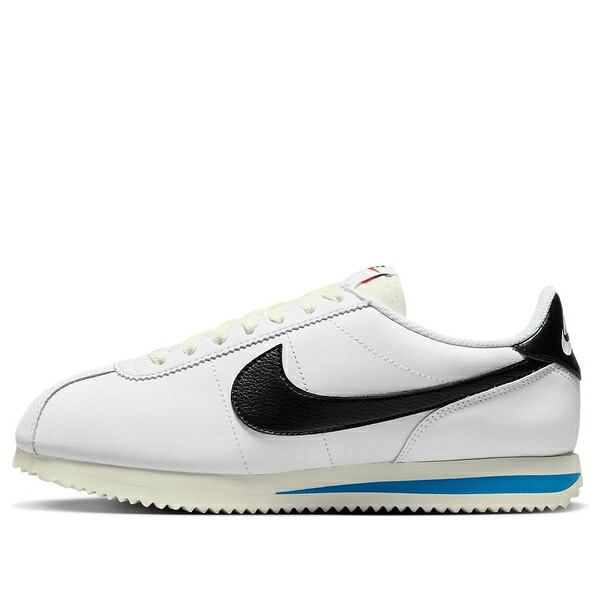 Nike ナイキ レディース スニーカー WHITE/BLACK-LT PHOTO BLUE-SAIL-TEAM ORANGE 【(WMNS) Nike Cortez \u0027White Black Light Photo Blue\u0027 DN1791-100】  大きさ US_W_11.5