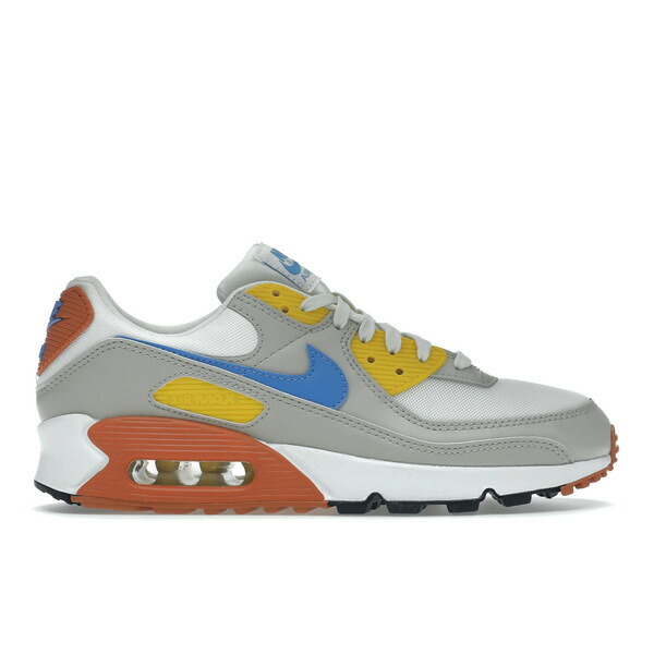 Nike ナイキ レディース スニーカー  【Nike Air Max 90 Light Bone Vivid Sulphur (Women\u0027s)】  大きさ US_8(25.0糎) Summit White/Light Bone/Vivid Sulphur/University Blue