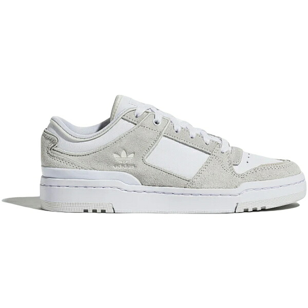 adidas アディダス レディース スニーカー 【adidas Forum Luxe Low White Orbit Grey (Women's)】 サイズ US_5(22.0cm) Cloud White/Chalk White/Orbit Grey｜asty