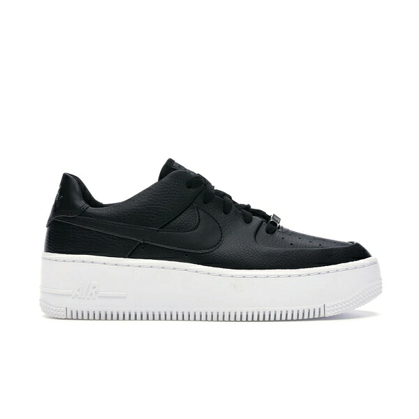 Nike ナイキ レディース スニーカー  【Nike Air Force 1 Sage Low Black White (Women\u0027s)】  大きさ US_8(25.0糎) Black/Black-White