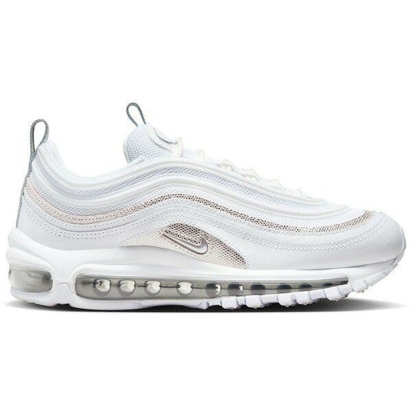 Nike ナイキ レディース スニーカー  【Nike Air Max 97 White Chrome Reflective (Women\u0027s)】  大きさ US_7(24.0糎) White/Platinum Tint/Metallic Silver/Chrome