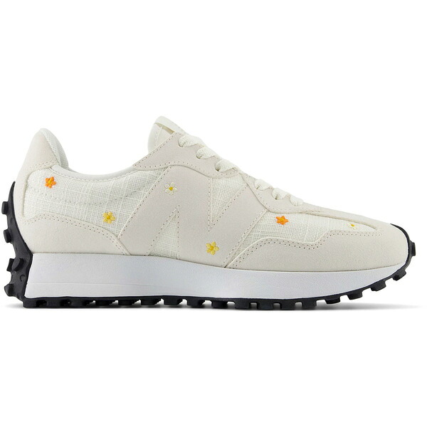 New Balance ニューバランス レディース スニーカー 【New Balance 327 Sea Salt Floral Embroidery (Women's)】 サイズ US_5.5(22.5cm) Sea Salt/Sizzle/Parchment｜asty