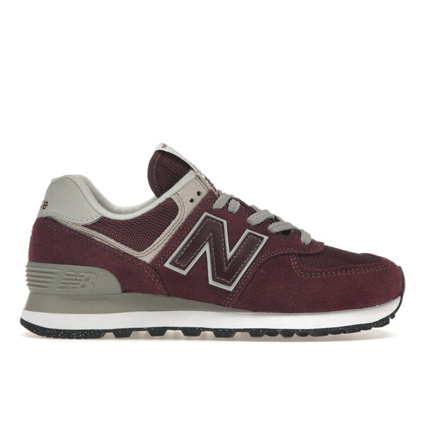 New Balance ニューバランス レディース スニーカー 【New Balance 574 Core Burgundy White (Women's)】 サイズ US_7.5(24.5cm) Burgundy/White｜asty