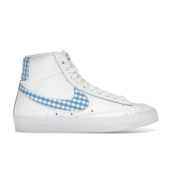 Nike ナイキ レディース スニーカー 【Nike Blazer Mid 77 Blue Gingham (Women's)】 サイズ US_7.5(24.5cm) White/University Blue｜asty
