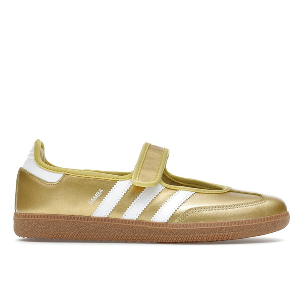 adidas アディダス レディース スニーカー  【adidas Samba Jane Gold Metallic White (Women\u0027s)】  大きさ US_8(25.0糎) Gold Metallic/Cloud White/Gum