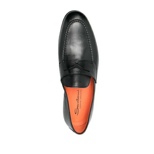 高価値 Santoni レザー イントレチャート ローファー26 gefert.com.br