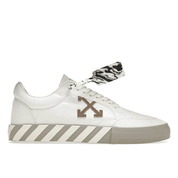 OFF-WHITE オフホワイト メンズ スニーカー 【OFF-WHITE Vulc Low Eco Canvas White Grey】 サイズ US_12(30.0cm) White/Grey|asty