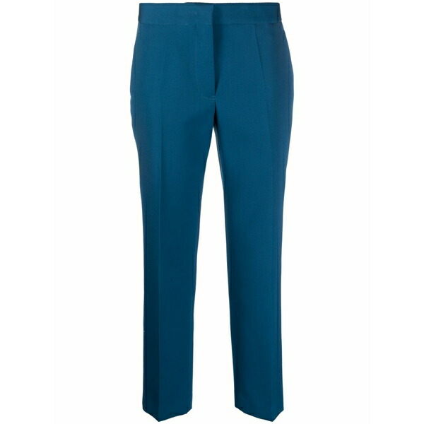 ジル・サンダー レディース 心地よいズボン下 ボトムス Tailored cropped trousers Blue