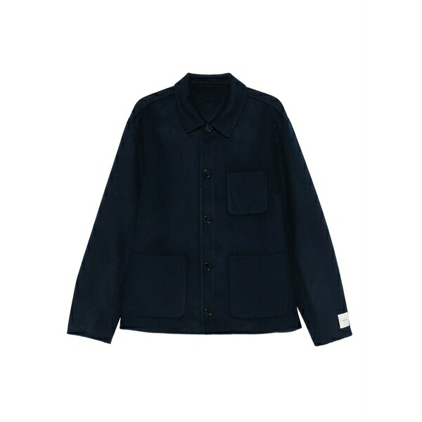 カルバンクライン メンズ 上衣＆上衣 アウター Button-up shirt jacket Blue
