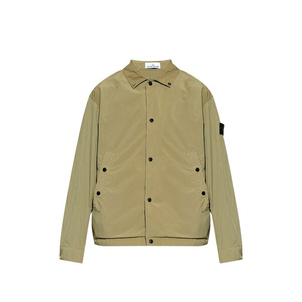 ストーンアイランド メンズ 上衣＆上衣 アウター Buttoned bomber jacket Neutrals