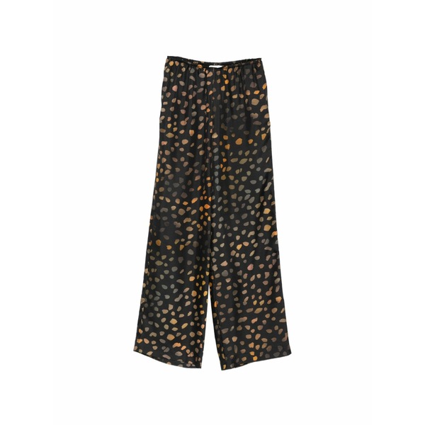 ナヌーシュカ レディース 心地よいズボン下 ボトムス Elasticated waist dotted trousers Black