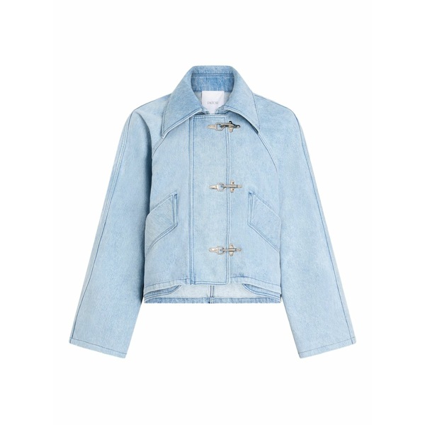 ジャンパトゥ レディース ジャケット＆ブルゾン アウター Oversized cropped jacket Blue｜asty
