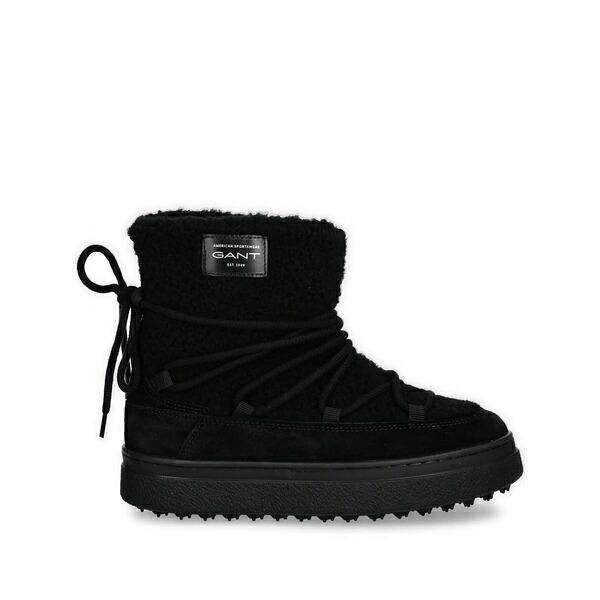 ガント レディース ブーツ シューズ Lace-up boots  Black
