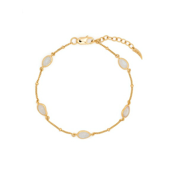 ミッソマ レディース ブレスレット・バングル・アンクレット アクセサリー Magma rainbow moonstone bracelet Gold｜asty