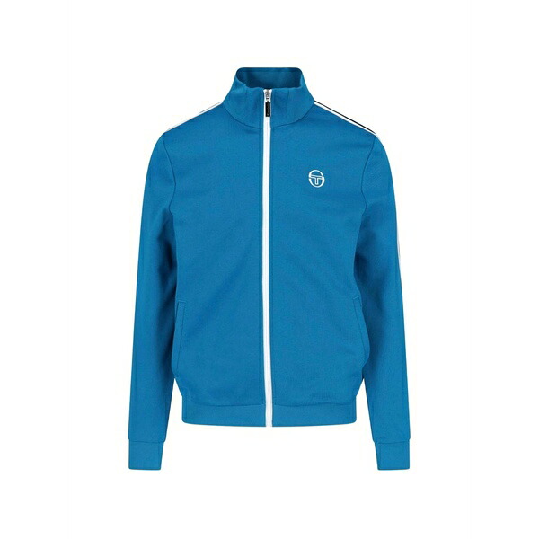 セルジオ・タッキーニ メンズ 上衣＆上衣 アウター Franco side-stripe track jacket Blue