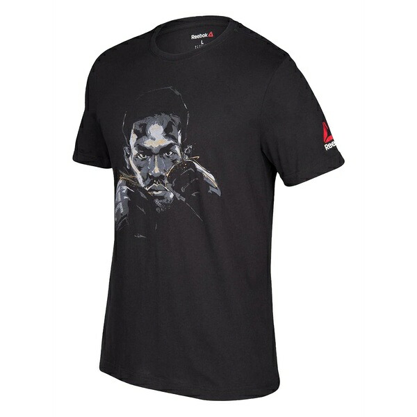 リーボック メンズ ティーシャツ トップス Fighter-graphic t-shirt Black