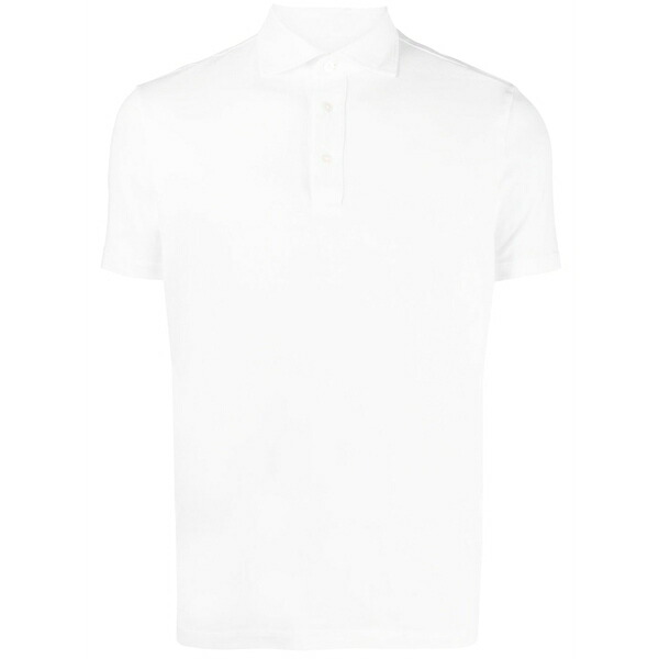 アルテア メンズ スポーツシャツ トップス Short-sleeve polo shirt White