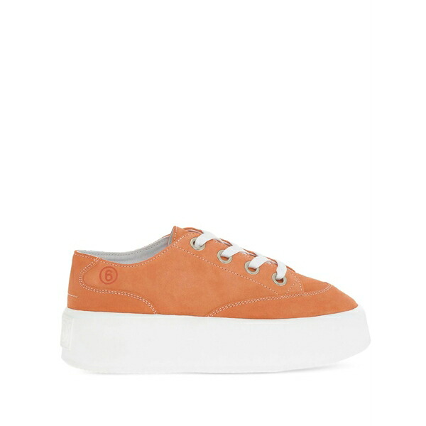 マルタンマルジェラ レディース スニーカー シューズ Platform lace-up sneakers Orange