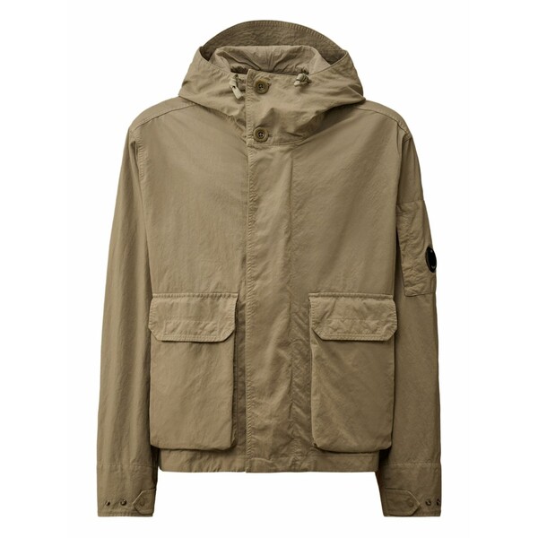 シーピーカンパニー メンズ 上衣＆上衣 アウター Hooded pocket jacket Neutrals