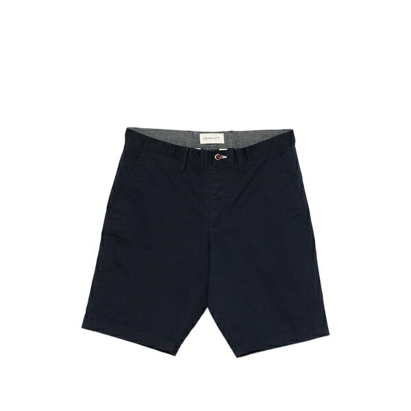 ガント メンズ 心地好いズボン下 ボトムス Logo-detail shorts Blue