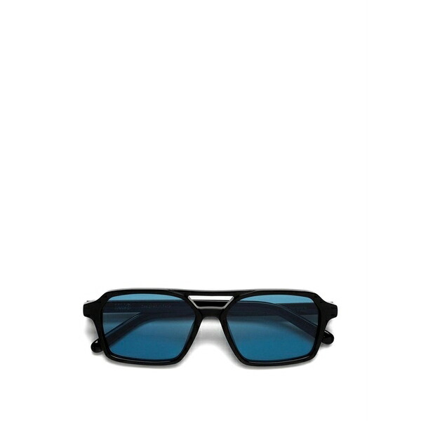 マルタンマルジェラ メンズ サングラス・アイウェア 佩び物 Double-bridge geometric-frame sunglasses Black