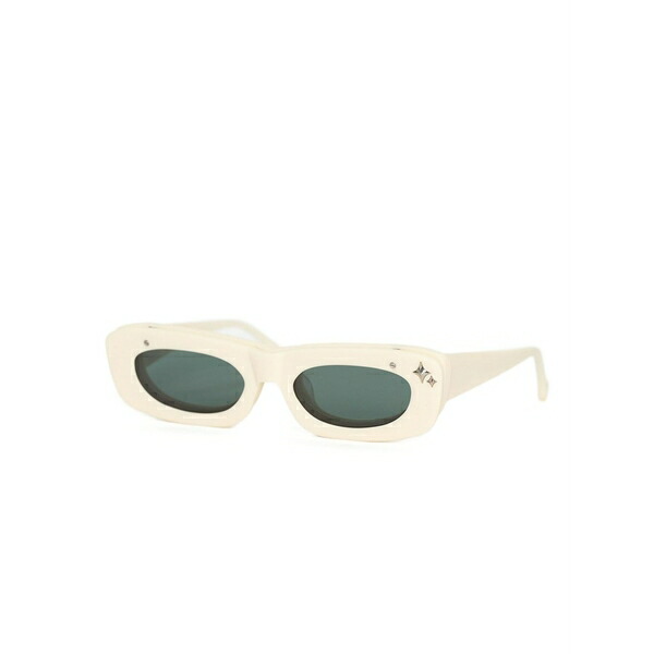 うしろ押し名取り草 レディース 黒眼鏡＆アイウェア 添え物 X grey ant rectangle-frame sunglasses Neutrals