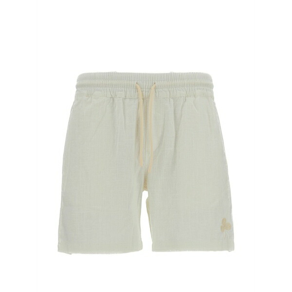 ポルチギーフランネル メンズ 心地よいズボン下 ボトムス Drawstring shorts Neutrals