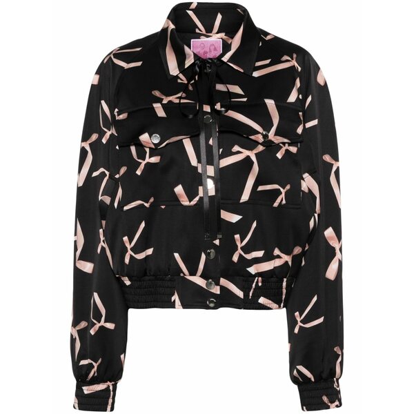 ピンコ レディース 上衣＆上衣 アウター X patrick mcdowell printed bomber jacket Black