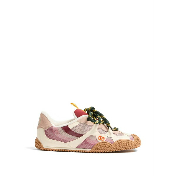 ヴァレンティノ ガラヴァーニ レディース スニーカー シューズ Amphibia sneakers in rubberized calfskin and calfskin White｜asty 139,900円