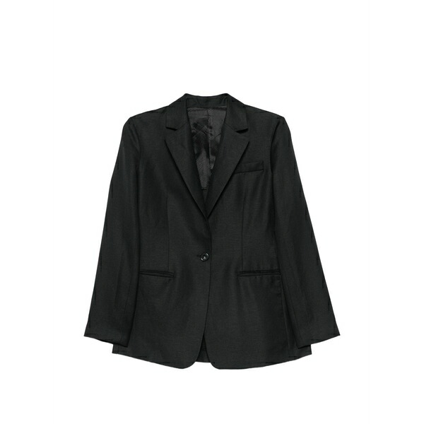 PTトリノ レディース 上衣＆上衣 アウター Lidia single-breasted wool blazer Black