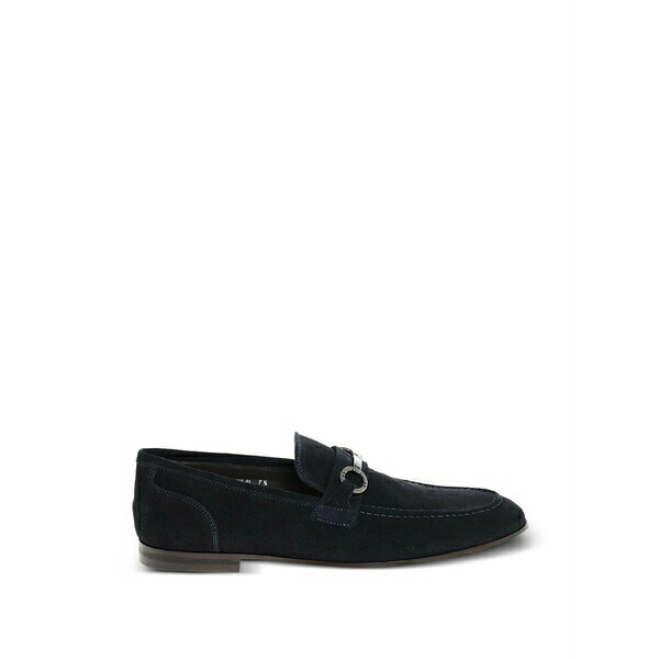 コルネリアーニ メンズ スリッポン・ローファー シューズ Round-toe suede loafers Blue