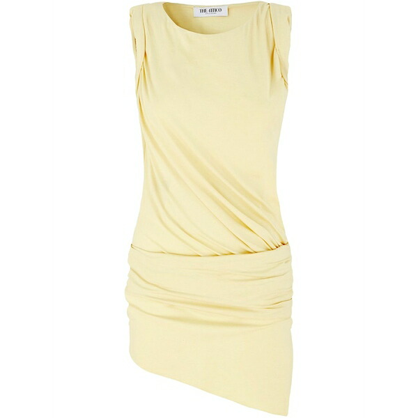 ジ アティコ レディース 衣裳 トップス Sleeveless dress Yellow