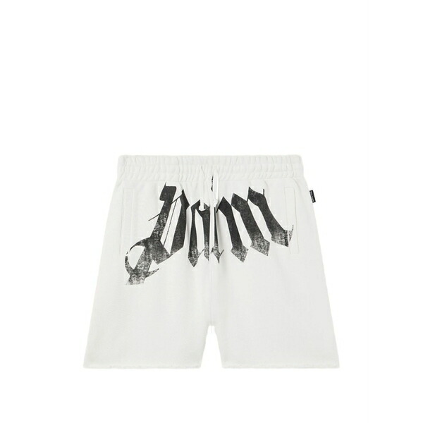 パーム・エンジェルス メンズ 心地好いズボン下 ボトムス Logo elasticated shorts White