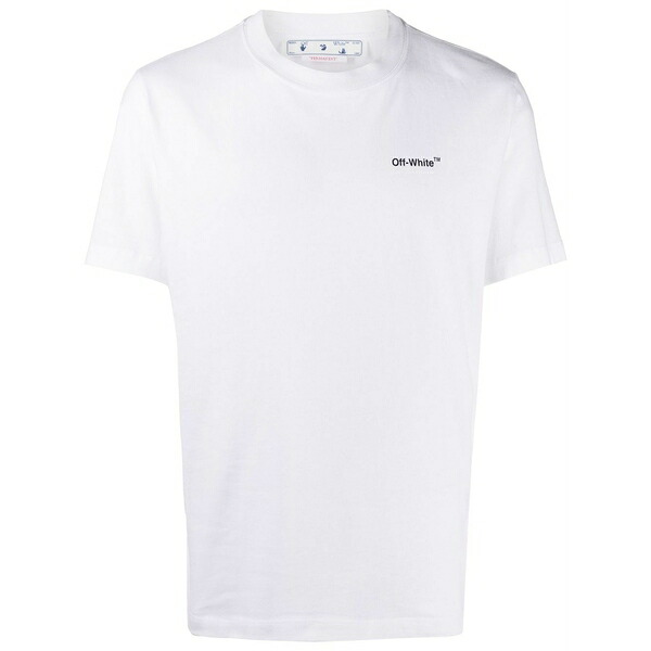 象牙色 メンズ ティーシャツ トップス Caravaggio arrow short-sleeve t-shirt White