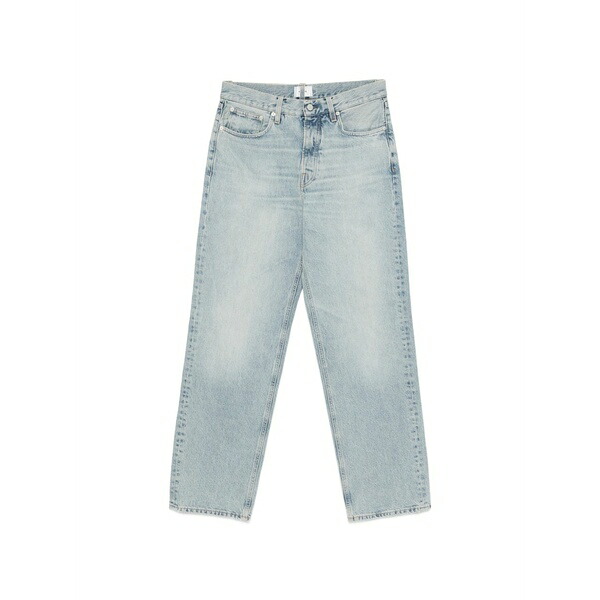 ご機嫌冷やりとした メンズ ジーンズズボン下 ボトムス Logan logo-patch jeans  Blue