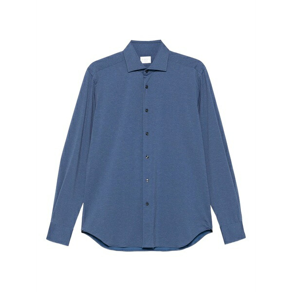 ザカス  メンズ プルオーバー トップス Long sleeve shirt Blue