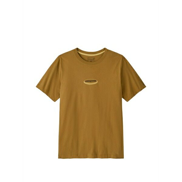 パタゴニア メンズ Tシャツ トップス '95 oval-logo t-shirt Brown|asty