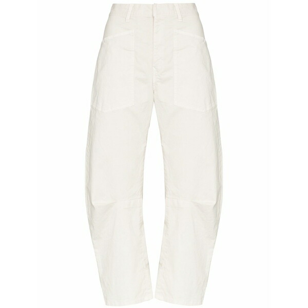 ニリロータン レディース 心地よいズボン下 ボトムス Shon balloon-leg trousers White