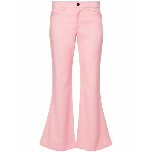 マルニ レディース 心地よいズボン下 ボトムス Grain de poudre flared trousers Pink