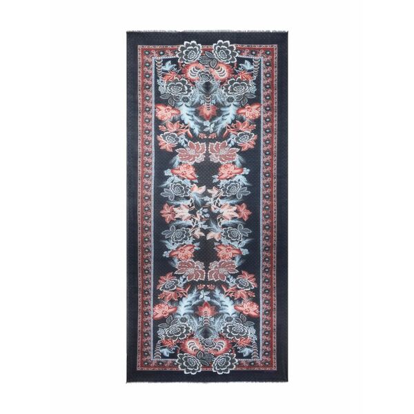 エトロ メンズ えり巻き・袈裟・えり巻き 付属物 Floral-printed scarf Blue