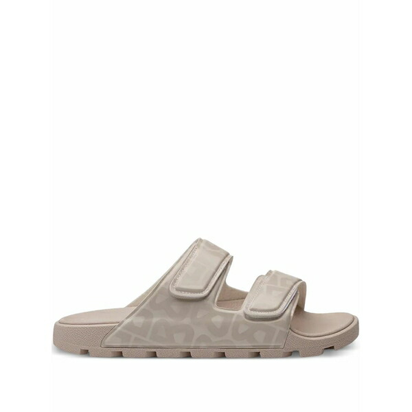 ボグナー レディース サンダル シューズ Logo-pattern strapped slides Neutrals