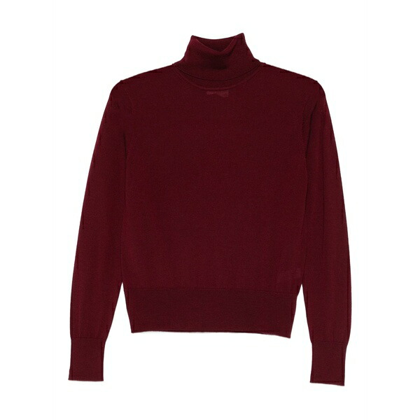 フォルテ フォルテ レディース 編み物\u0026ティーシャツ アウター Roll-neck sweater Red