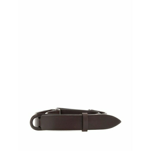 オルチアーニ メンズ 胴締め 佩び物 Leather belt Brown