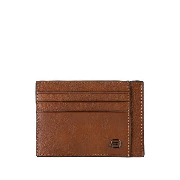 ピークアドロ  メンズ 紙入れ 付属品 Leather card holder Brown