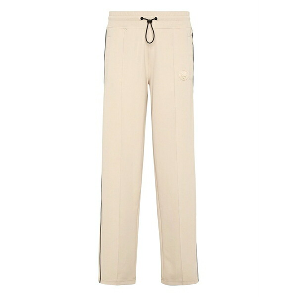 飾り気の無い運動競技 メンズ 心地よいズボン下 ボトムス Straight-leg track pants Neutrals