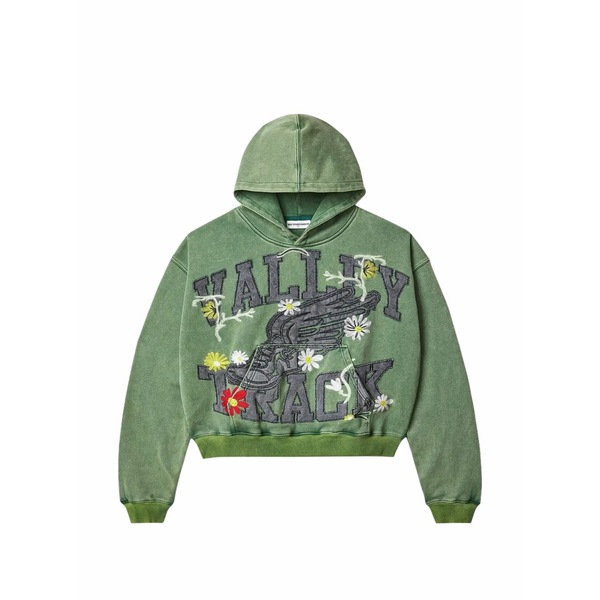 頭を覆う物 メンズ パーカー・スウェットシャツ アウター Garden hoodie Green