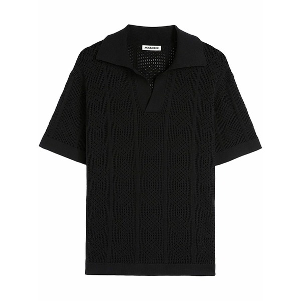 ジル・サンダー メンズ スポーツシャツ トップス Knitted polo shirt -