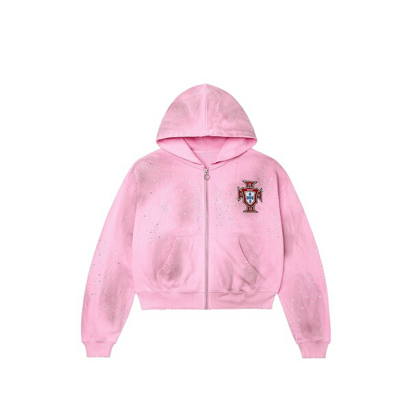 頭を覆う物 メンズ パーカー・スウェットシャツ アウター Forever venus zip hoodie Pink