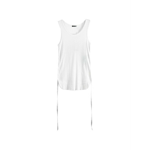 アン ドゥムルメステール レディース カットソー トップス Mara tie-sides tank top White