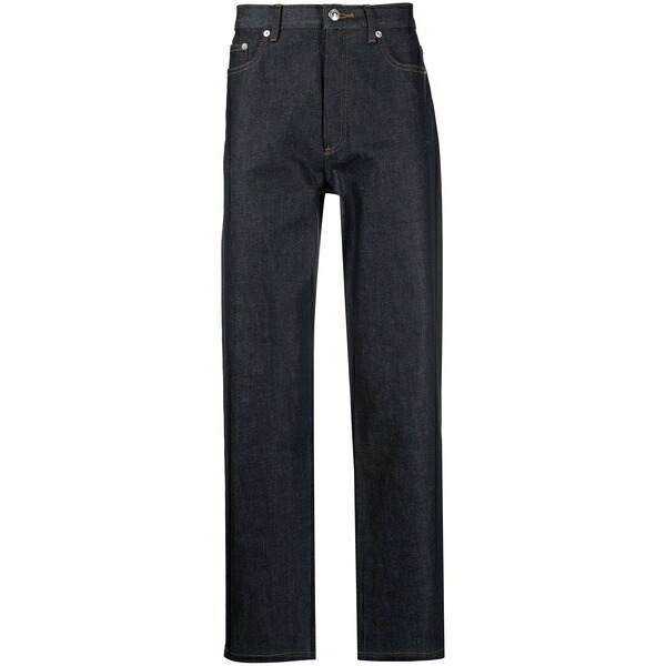 アーペーセー メンズ ジーンズズボン下 ボトムス Martin mid-rise straight-leg jeans Blue